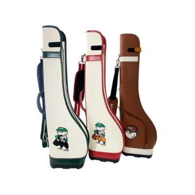 Borse da golf domenicali con pistola in pelle PU leggera con logo personalizzato ricamo di vendita calda