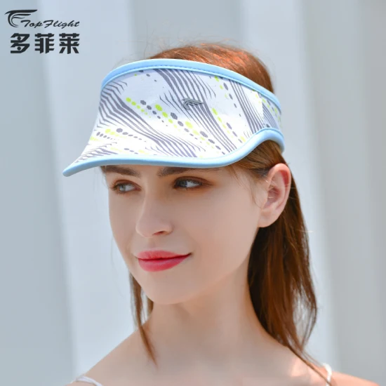 Cappello da golf bianco con logo personalizzato, comodo cappello da corsa sportivo